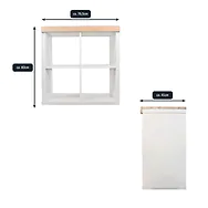 Deckplatte f&uuml;r Kallax-Kommode, 761mm x 407mm x 19mm (Plattenma&szlig;) | Auflagepla...