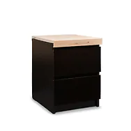 Deckplatte f&uuml;r Malm-Kommode, 404mm x 496mm x 19mm (Plattenma&szlig;) | Auflageplatt...