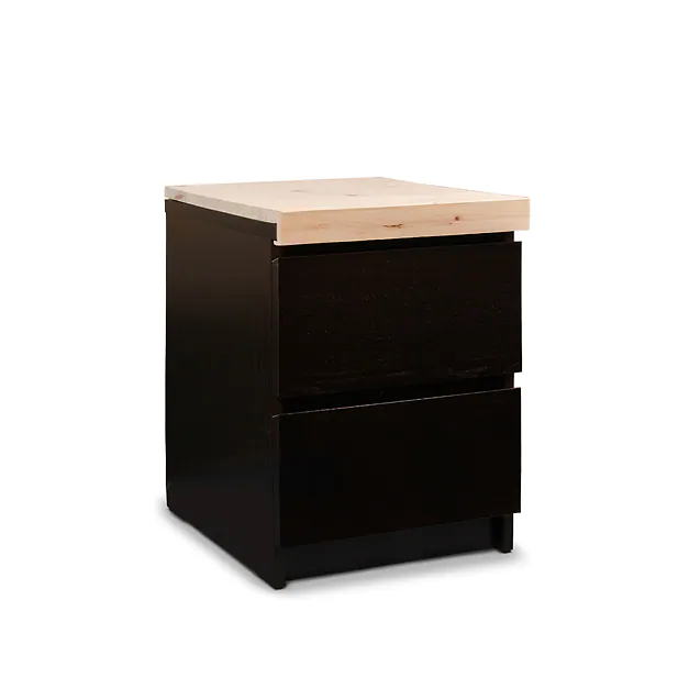 Deckplatte für Malm-Kommode, 404mm x 496mm x 19mm (Plattenmaß) | Auflageplatte für IKEA-Regal