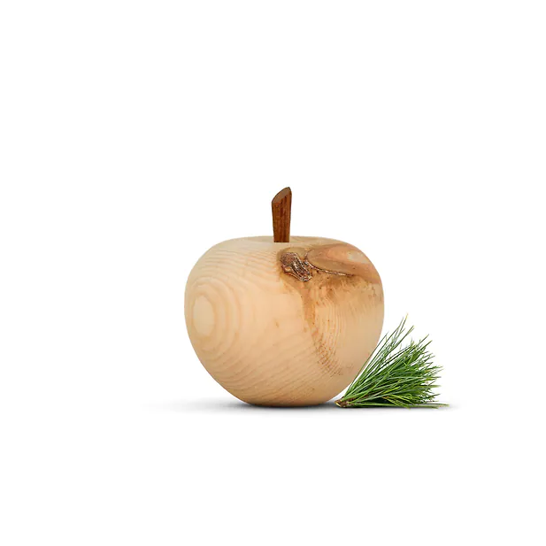 Zirben-Lieblingsbox #11: Zirbenkissen (17x29cm), Zirbenwürfel-Set, Zirbenapfel + 1L Nimbus-Karaffe