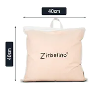 ZIRBELINO&reg; SAUNA-Zirbenkissen 40x40cm mit Henkel | SPEZIAL-F&Uuml;LLUNG mit extrem...