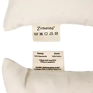 ZIRBELINO&reg; Zirbenkissen aus Baumwolle 40x80cm aus 100% Baumwolle | ZIRBENSP&Auml;N...