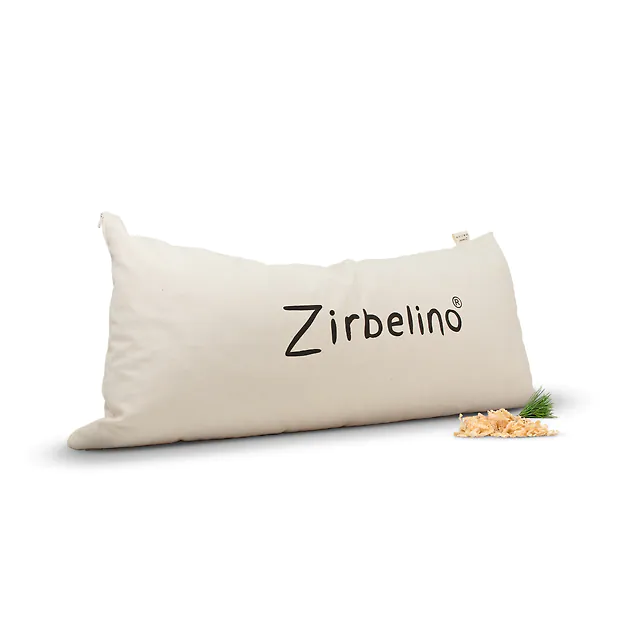 ZIRBELINO&reg; Zirbenkissen aus Baumwolle 40x80cm aus 100% Baumwolle | ZIRBENSP&Auml;N...