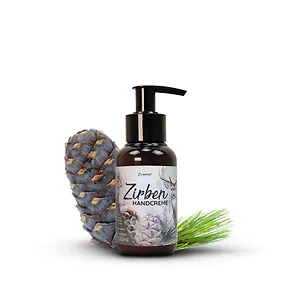 ZirbenHandcreme 100ml | zur t&auml;glichen Handpflege, mit praktischem Pumpspender...