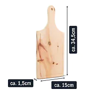 Zirbelino&reg; XL Jausenbrett aus Zirbenholz | auch als Schneidebrett | naturbela...