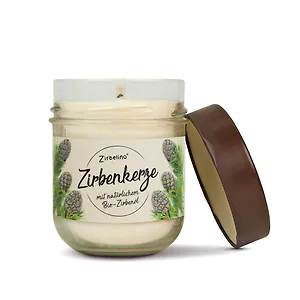 Kerze mit Zirbenduft