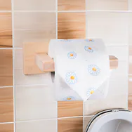 Zirbelino&reg; Toilettenpapierhalter "EASY" | aus Zirbenholz, ohne Bohr...