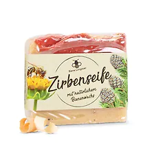 Zirbenseife | Naturseife mit Bienenwachs + Zirbe | 100g