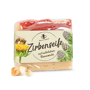 Zirbenseife | Naturseife mit Bienenwachs + Zirbe | 100g