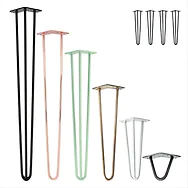 Zirbelino&reg; Couchtisch aus Zirbe mit HAIRPIN LEGS | 2-teilig (Tischplatte + 4x...
