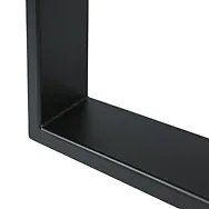 Zirbelino&reg; Couchtisch aus Zirbe mit M&ouml;belkufen RECHTECK | 2-teilig (Tischplat...
