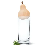Longdrink Glas 0,4l + Zirbenbirne (7cm)