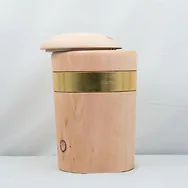 Zirbenurne - "Hoffnung mit goldenem Ring" - 30x19,5 (4L)