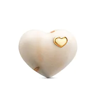Zirbenurne - "Liebe mit goldenem Herz" - 27x31,5x15,5cm (4L)