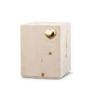 Zirbenurne - "Ruhe mit goldenem Herz" - 27x21x21 (4L)