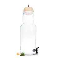 XXL Getr&auml;nkespender "Bottle+" (7,5 Liter) mit ZirbenApfel (10cm)