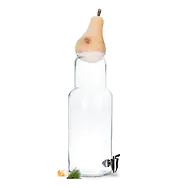 XXL Getr&auml;nkespender "Bottle+" (7,5 Liter) mit ZirbenBirne (10cm)