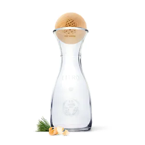 Zirbenkugel (7cm) "Die Zirbe" + Wasserkaraffe Misura (1 Liter)