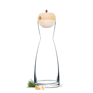 Zirbenapfel (7cm) + Wasserkaraffe Ypsilon (1 Liter)