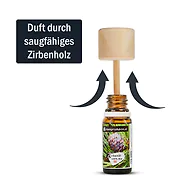 ZirbelinoCap DIN18 + Bio Zirben&ouml;l 10ml | Aroma St&ouml;psel Lufterfrischer, Dufter...