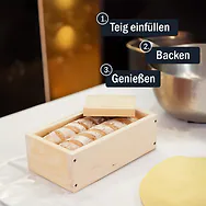 ZirbenBackbox | Holzbackrahmen aus Zirbenholz, rechteckig | f&uuml;r leckeres, sel...