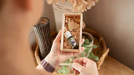 Zirben&ouml;l Geschenkbox #Herz | Bio-Zirben&ouml;l 10ml + Herz Schl&uuml;sselanh&auml;nger | als...
