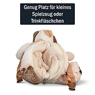 ZIRBELINO Stofftierrucksack - "Wuffi" | Rucksack mit Zirbensp&auml;ne-F&uuml;...