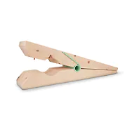Zirbelino&reg; Deko-W&auml;scheklammer aus Zirbenholz, ca. 65cm hoch | mintgr&uuml;n | ca. ...