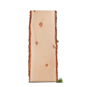 Zirbenbrett mit Waldkante | ca. 50cm x ca. 15-20cm x 1,9cm | beidseitig unbes...