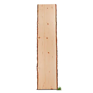 Zirbenbrett mit Waldkante | ca. 75cm x ca. 15-20cm  x 1,9cm | beidseitig unbe...