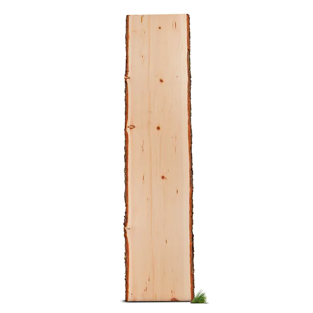 Zirbenbrett mit Waldkante | ca. 75cm x ca. 15-20cm  x 1,9cm | beidseitig unbe...