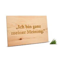 ZirbenSchilder mit Gravuren