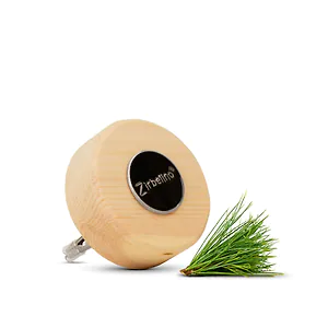 Zirbify Coin Keeper (Zirben-M&uuml;nzmagnet) f&uuml;r Auto, KFZ + Einkaufswagenchip