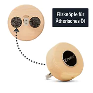 Zirbify Coin Keeper (Zirben-M&uuml;nzmagnet) f&uuml;r Auto, KFZ + Einkaufswagenchip