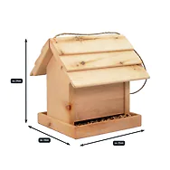 ZirBIRD Vogelfutterstation aus Zirbe | Futterplatz, Futterstation | Vogelfutt...
