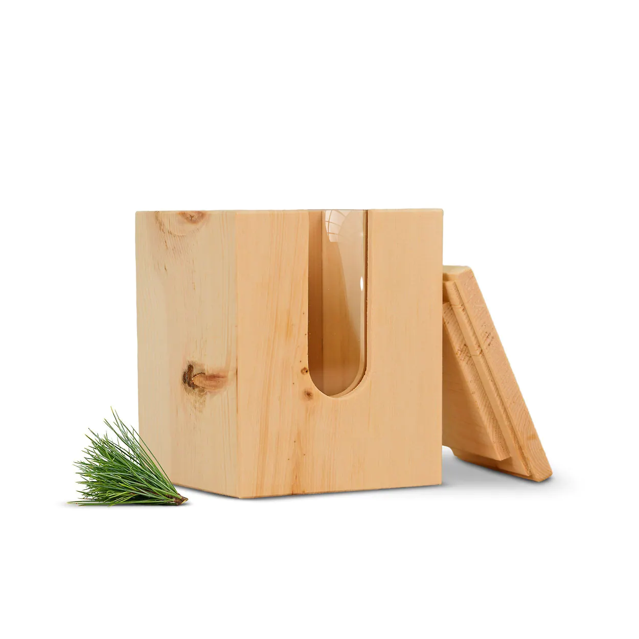 Vorratsdose aus Zirbenholz