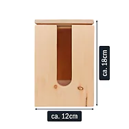 ZirbenVorratsbeh&auml;lter #12 | 12cm x 12cm x 18cm | Vorratsdose aus Zirbenholz, ...