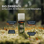 BIO Zirben&ouml;l | 10 ml &ndash; 100% naturrein, regional & &auml;therisch | Wildwuchs u...