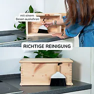 ZirbenBrotkiste "Gro&szlig;" | 3-teilig (Brotdose + Deckel + Ablagegitter...