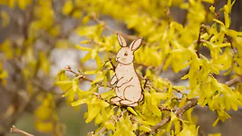 3er Osterdeko Set "stehend" f&uuml;r Ostern | Hasi, Osterei, Osterhase m...