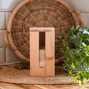 ZirbenVorratsbeh&auml;lter #13 | 12cm x 12cm x 23cm | Vorratsdose aus Zirbenholz, ...
