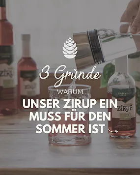 Der Sommer schmeckt nach Zirbe. ???? Unser ZIRUP&reg; aus Zirbenzapfen bringt den Geschmack der Alpen direkt ins Glas. Ob im Cocktail, &uuml;ber Eis oder einfach mit Wasser aufgespritzt, er passt einfach &uuml;berall dazu. ????????