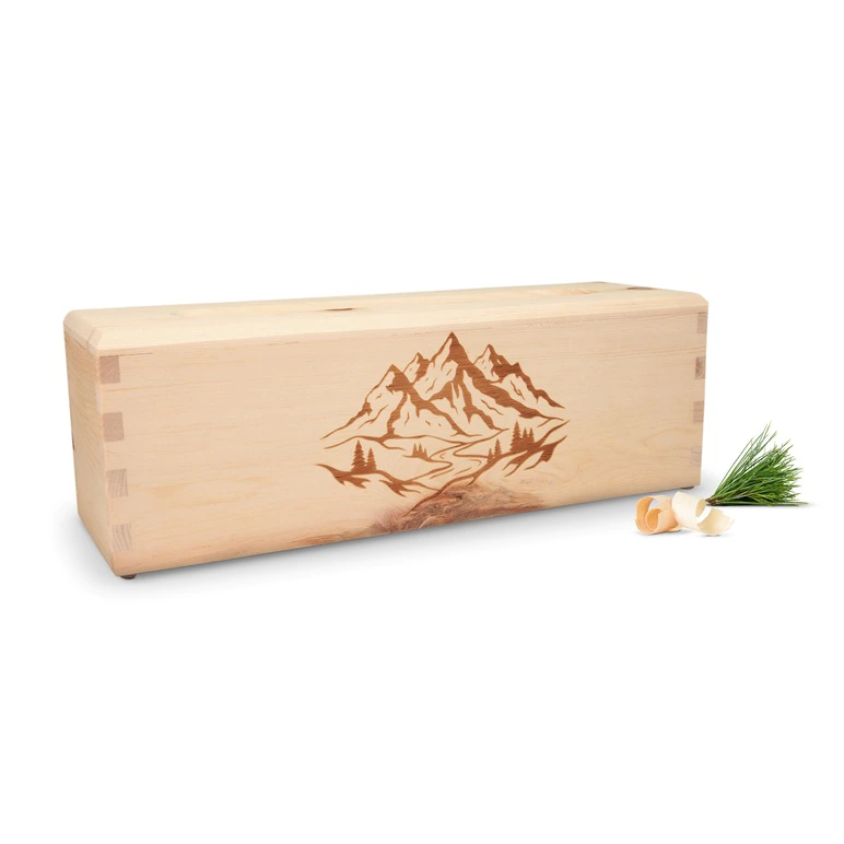 ZirbenDiffuser "AIR-25" mit Gravur "Alpenlandschaft" | Lu...