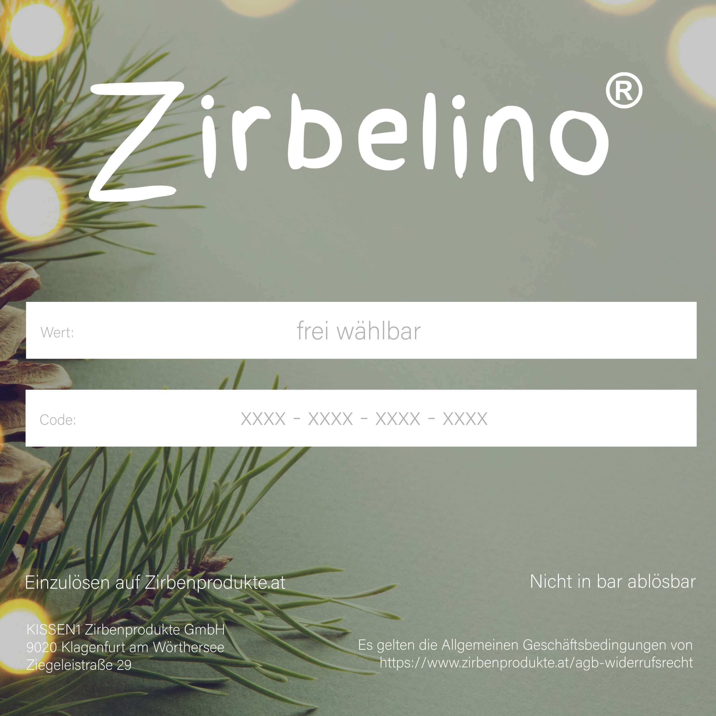 Geschenkgutschein Weihnachten