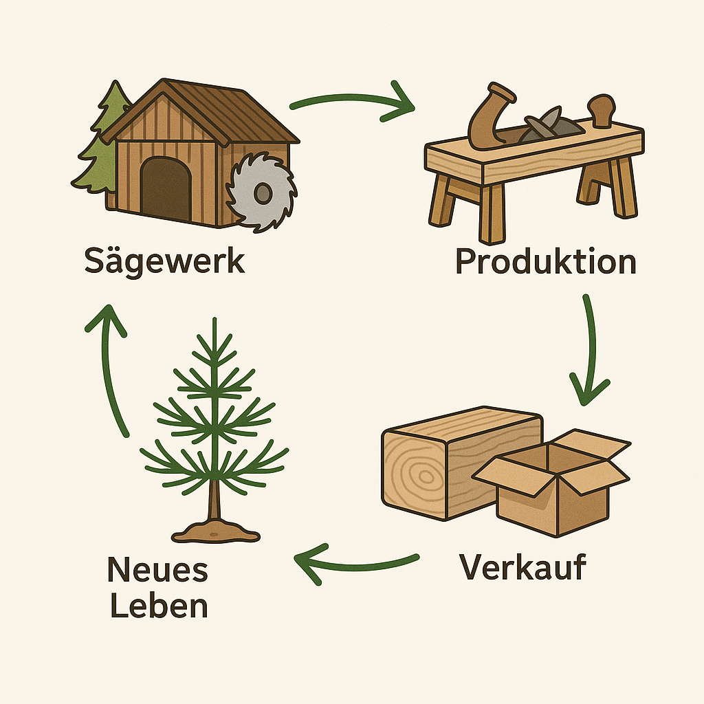 Kreislaufwirtschaft bei Zirbelino